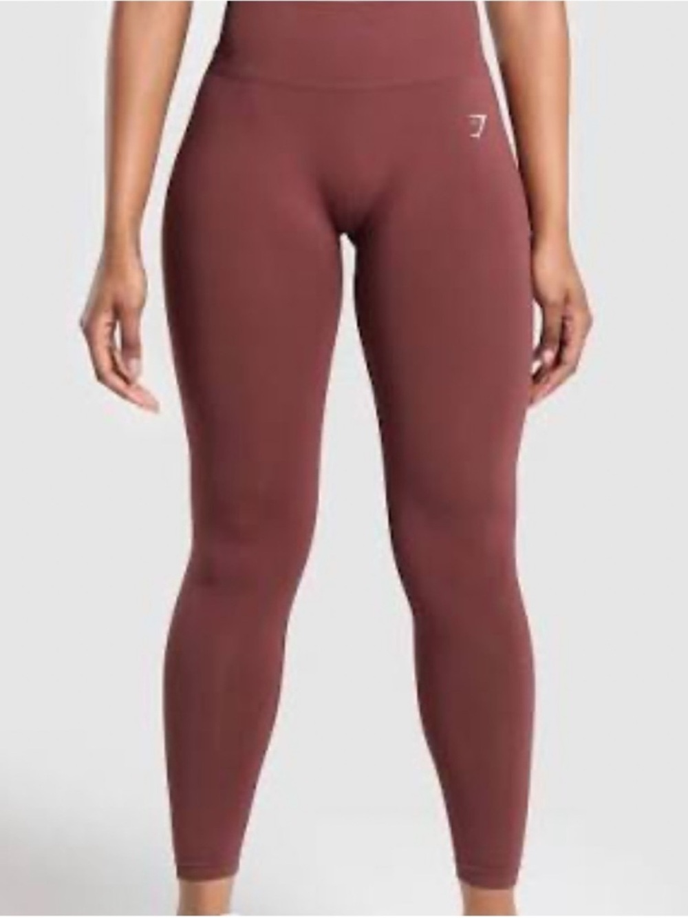 Gymshark Seamless Burgundy/Brown Leggings Women’s Size M